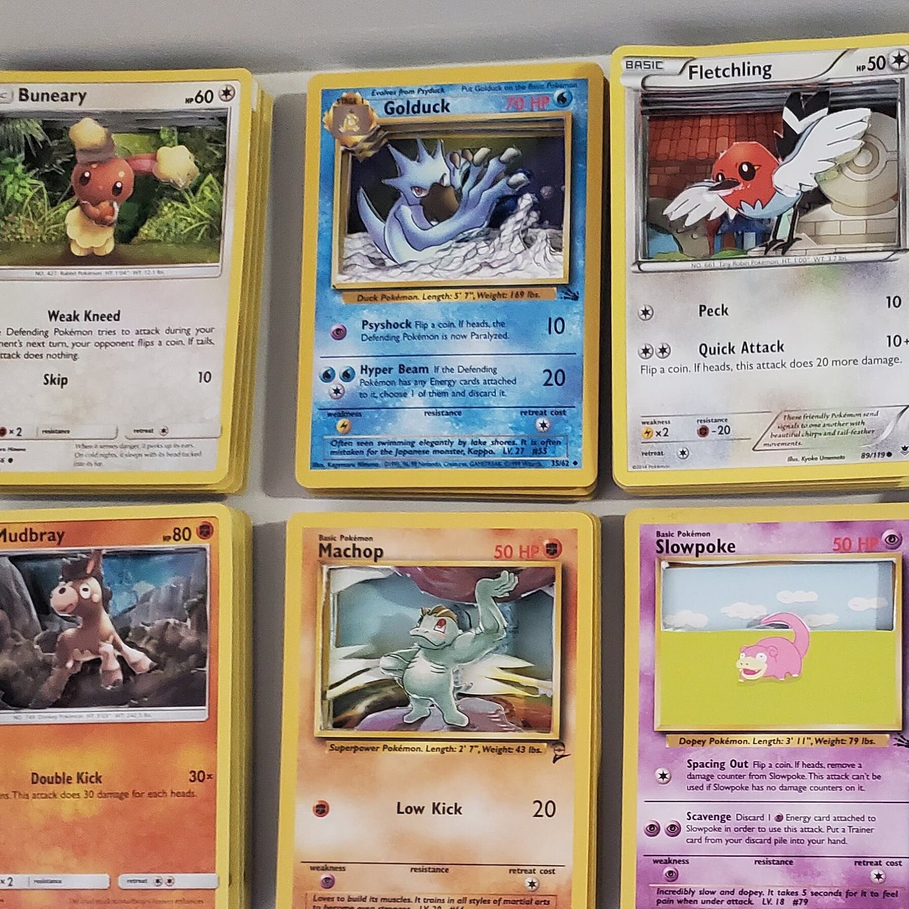 Fletchling 3D Pokémon Card Art - Etsy