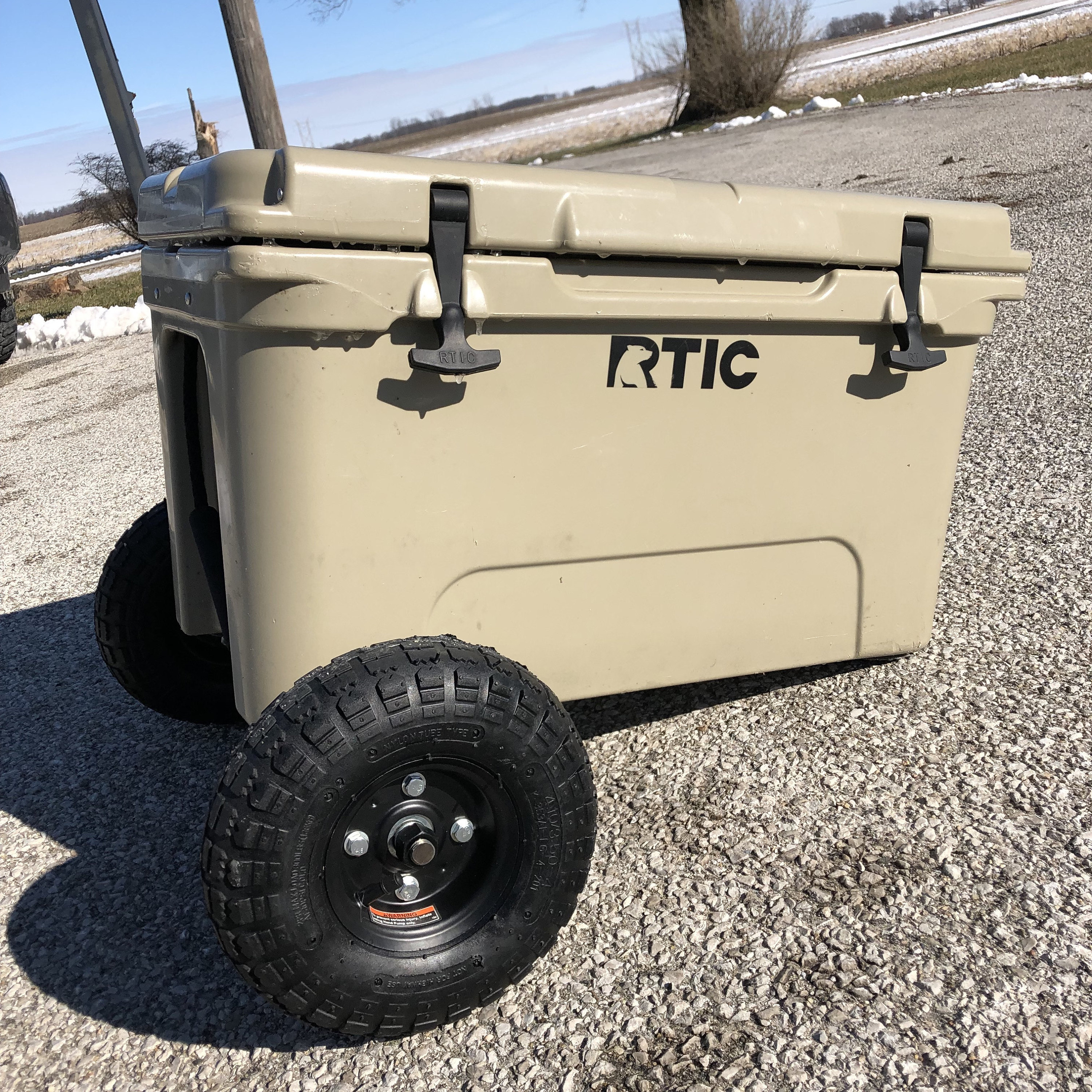 The Yedi Sledi - Custom Wheels for Yeti, RTIC, and Other Rotomolded Coolers