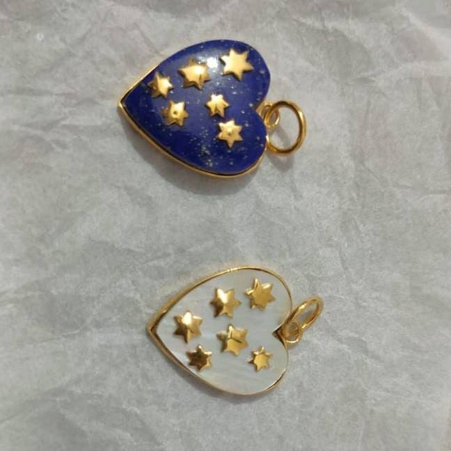 Charm Pendants Heart Skull Bee Star Flower Cross Pave Diamond 14k Gold Jewelry Charm Pendants Heart Skull Bee Star Flower Cross Pave Diamond 14k Gold Jewelry
