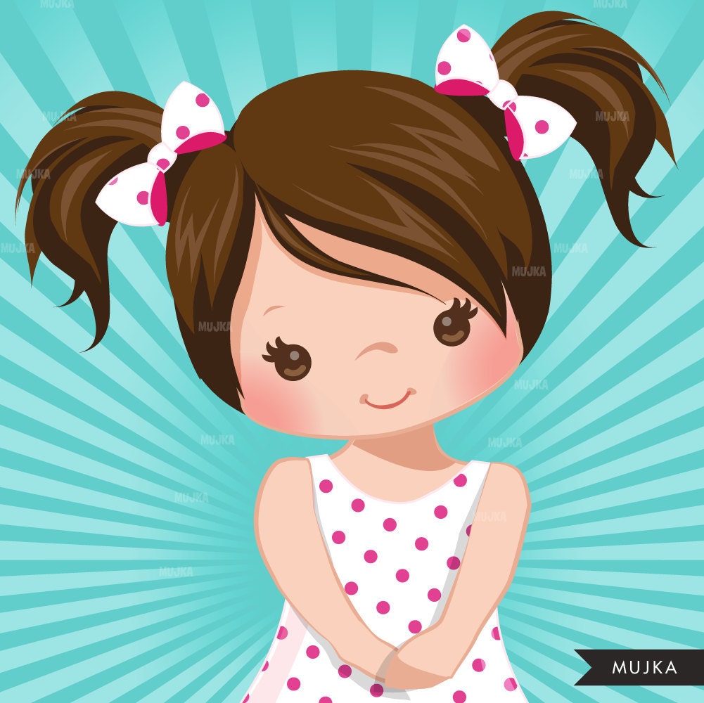 Girl Cheerleader Clipart. Sports Graphics, cheerleader pom pom – MUJKA  CLIPARTS