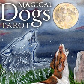 Six of Earth Print from Magical Dogs Tarot