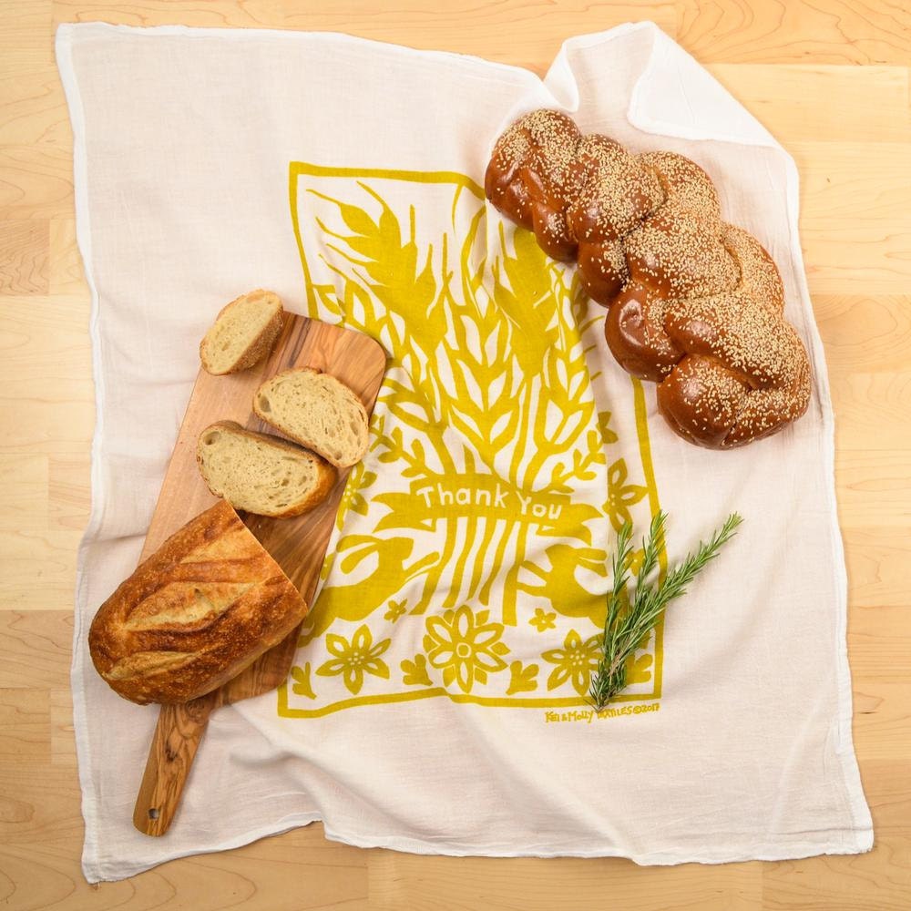 Kei & Molly Flour Sack Dish Towel: Beach – Kei & Molly Textiles, LLC