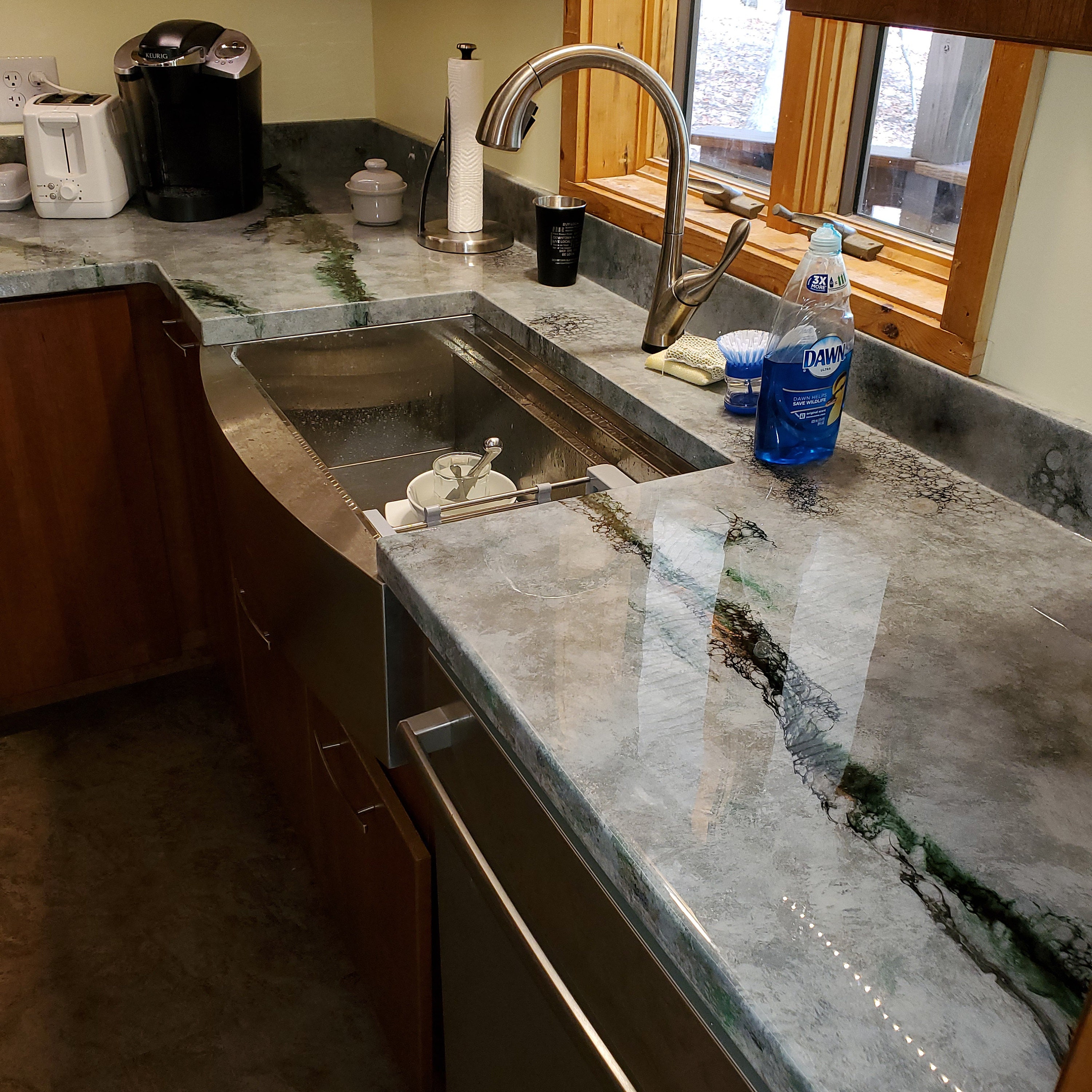 granite epoxy countertop