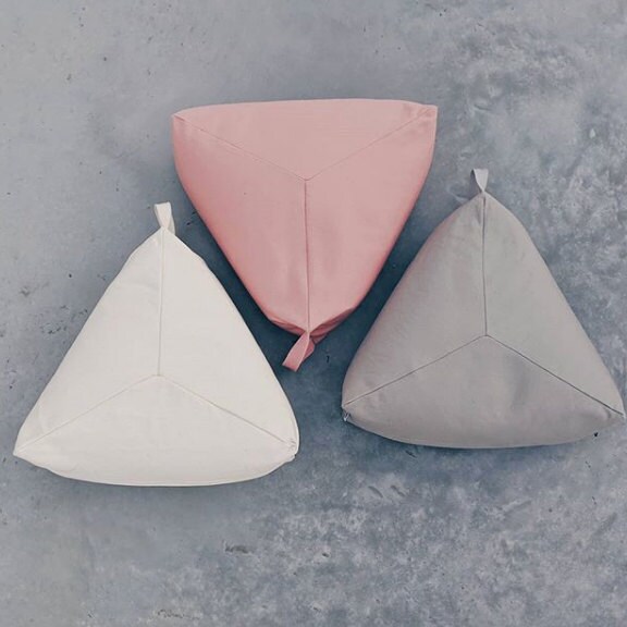 triangle meditation cushion