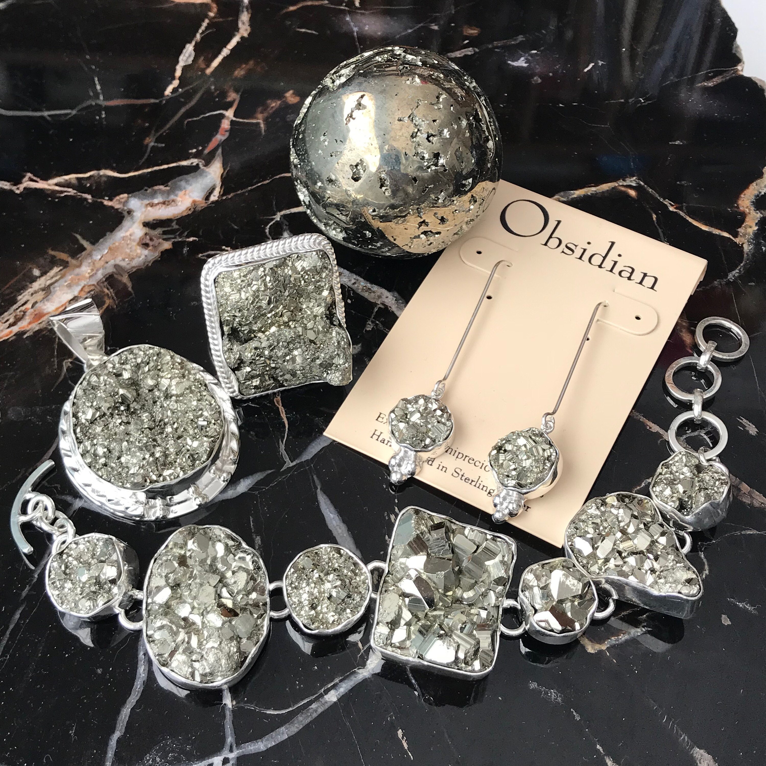 Obsidian jewelry best sale company
