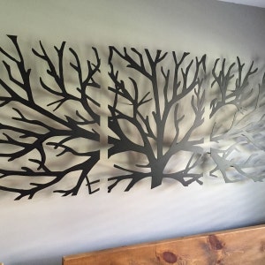 Metal Wall Art Decor 3D Sculpture Tree of Life Love - Etsy