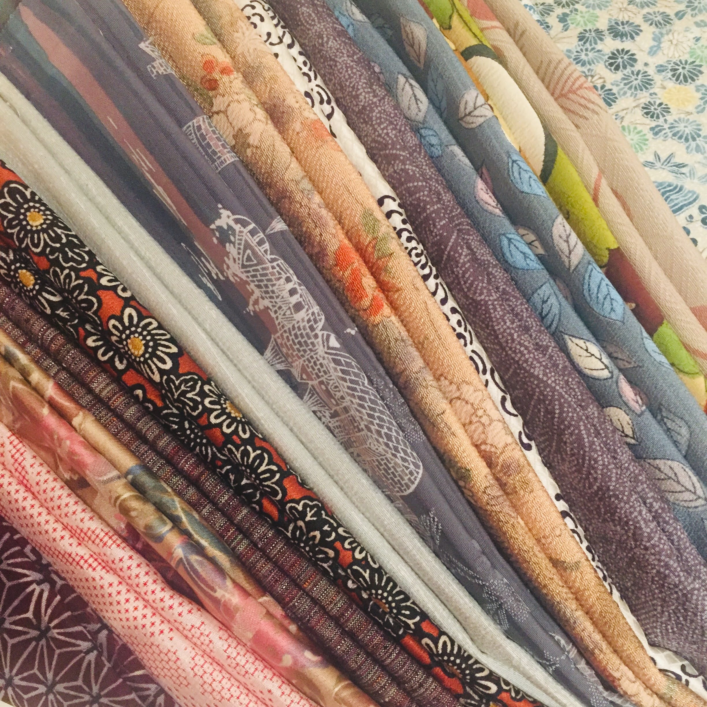 Pearls LONG Vintage Silk Japanese Kimono Fabric Panel Antique Anime DIY Fabric Authentic High Quality RE11