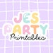 jesparty printables