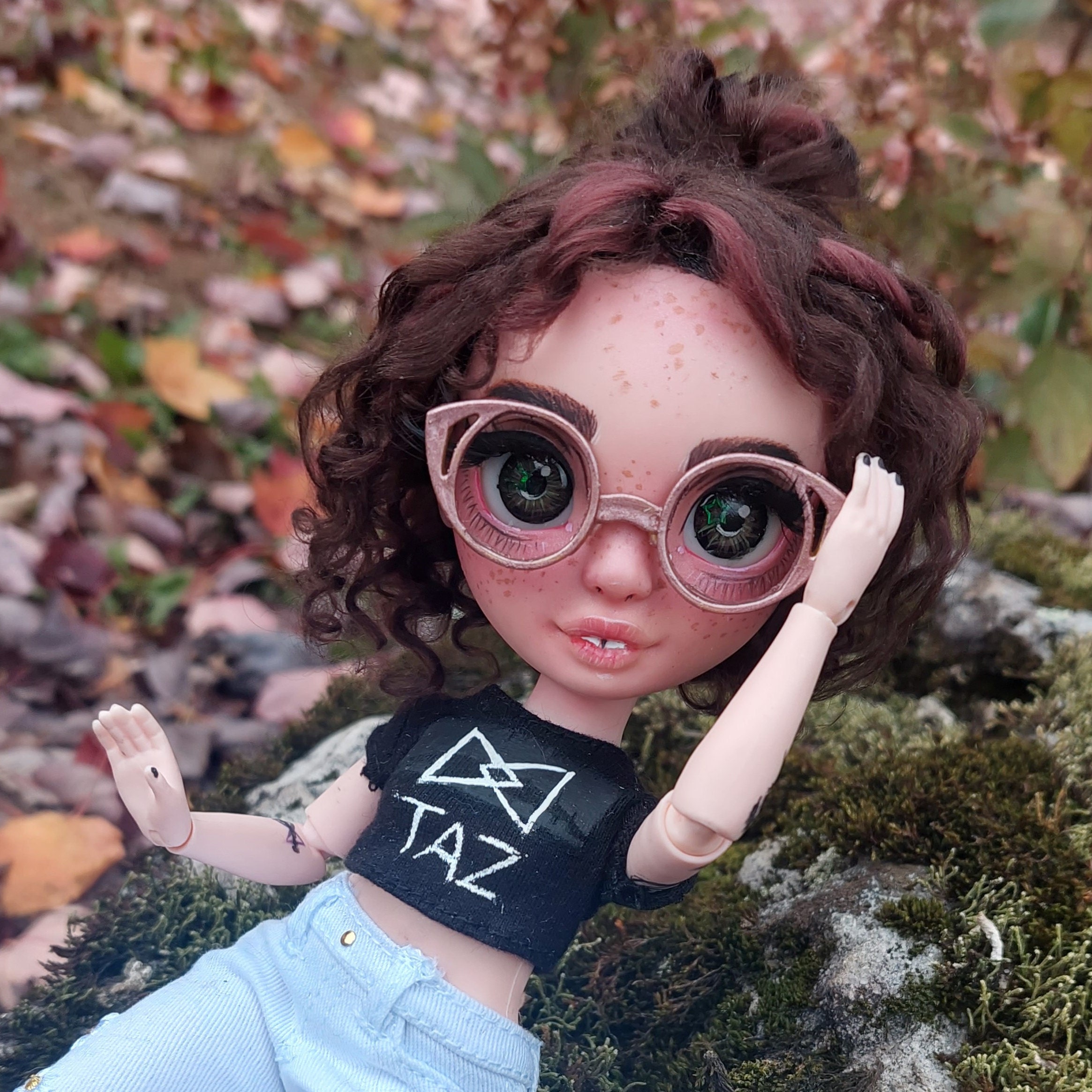 Marisa Golding Doll Custom / Rainbow High OOAK Sleepover Line