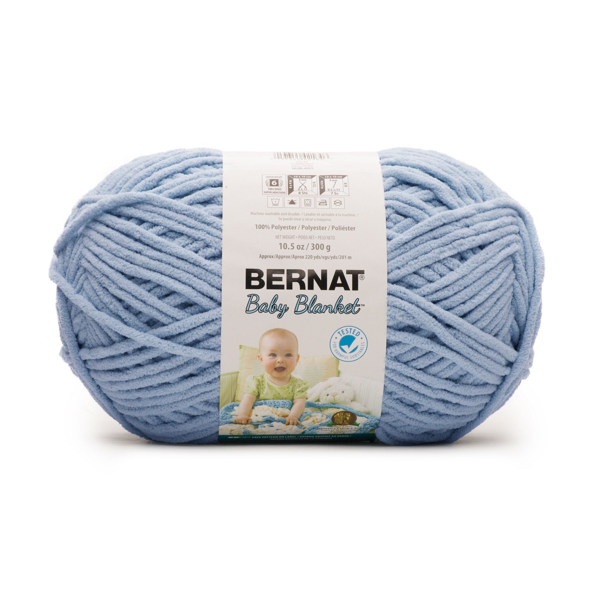 Bernat Bernat Baby Blanket Stripes Fil-violettes