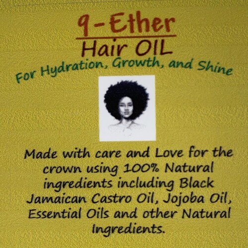 pic Spiritual 9 Ether Hair 9 ether hair oil for hydration growth