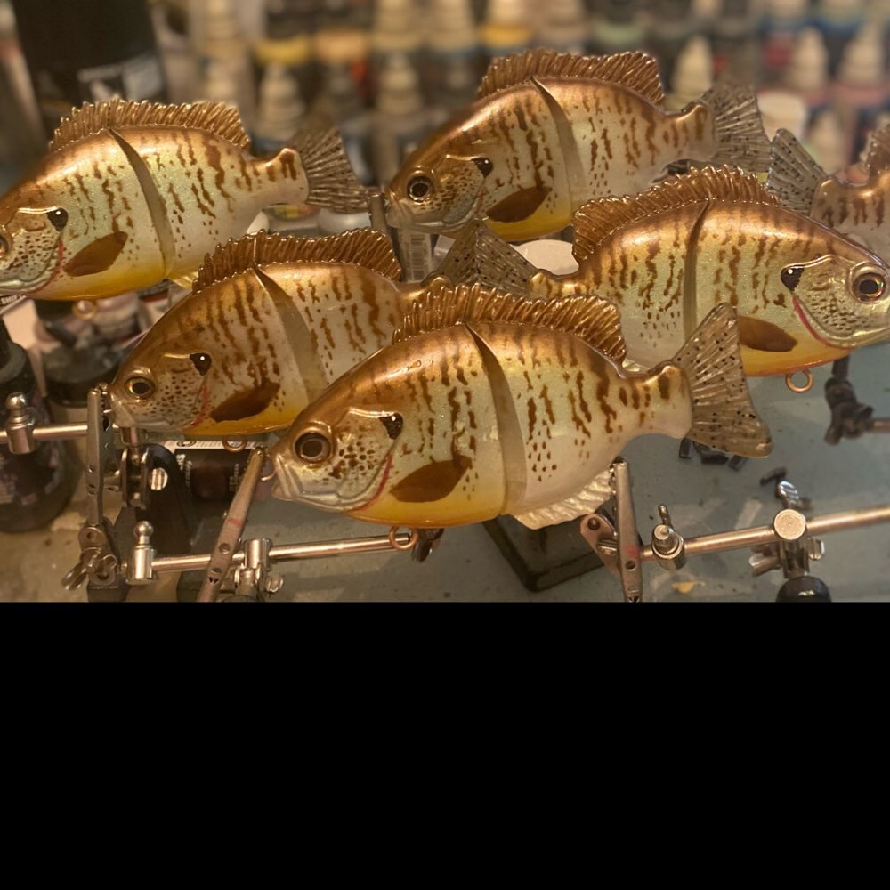 WiseGuy Customs - Couple crappie swimbaits. Tons of detail