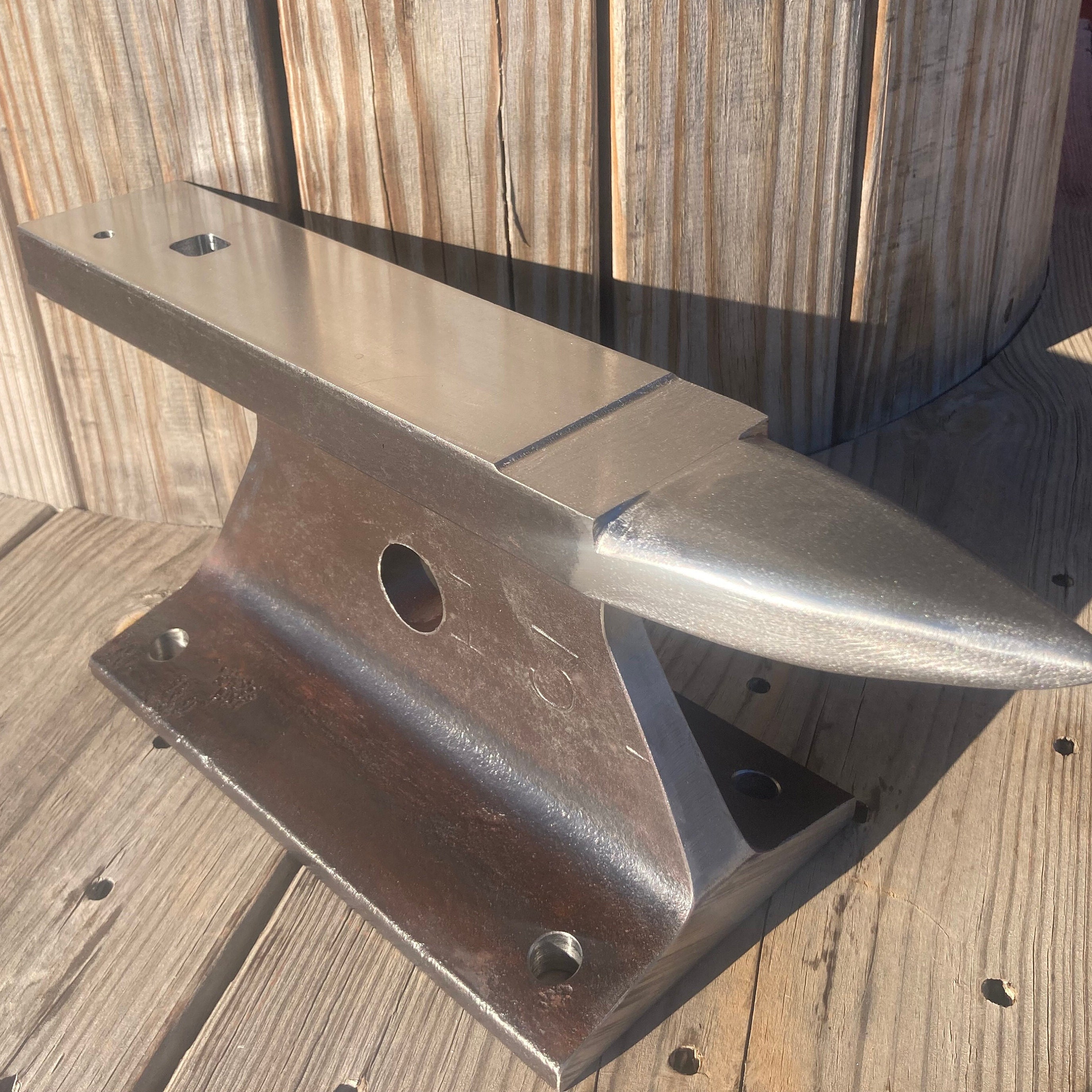 Railroad Track Anvil With Mounting Holes Etsy UK