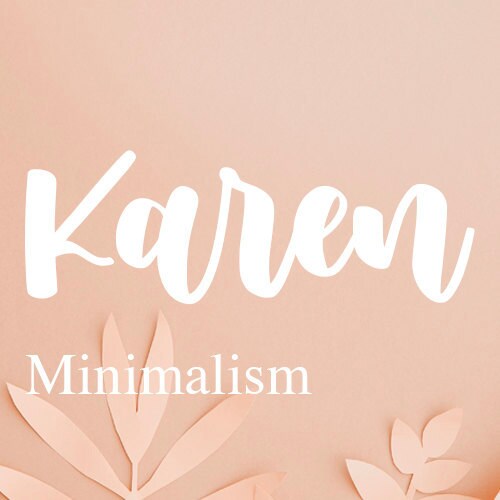 KarenMinimalism store logo