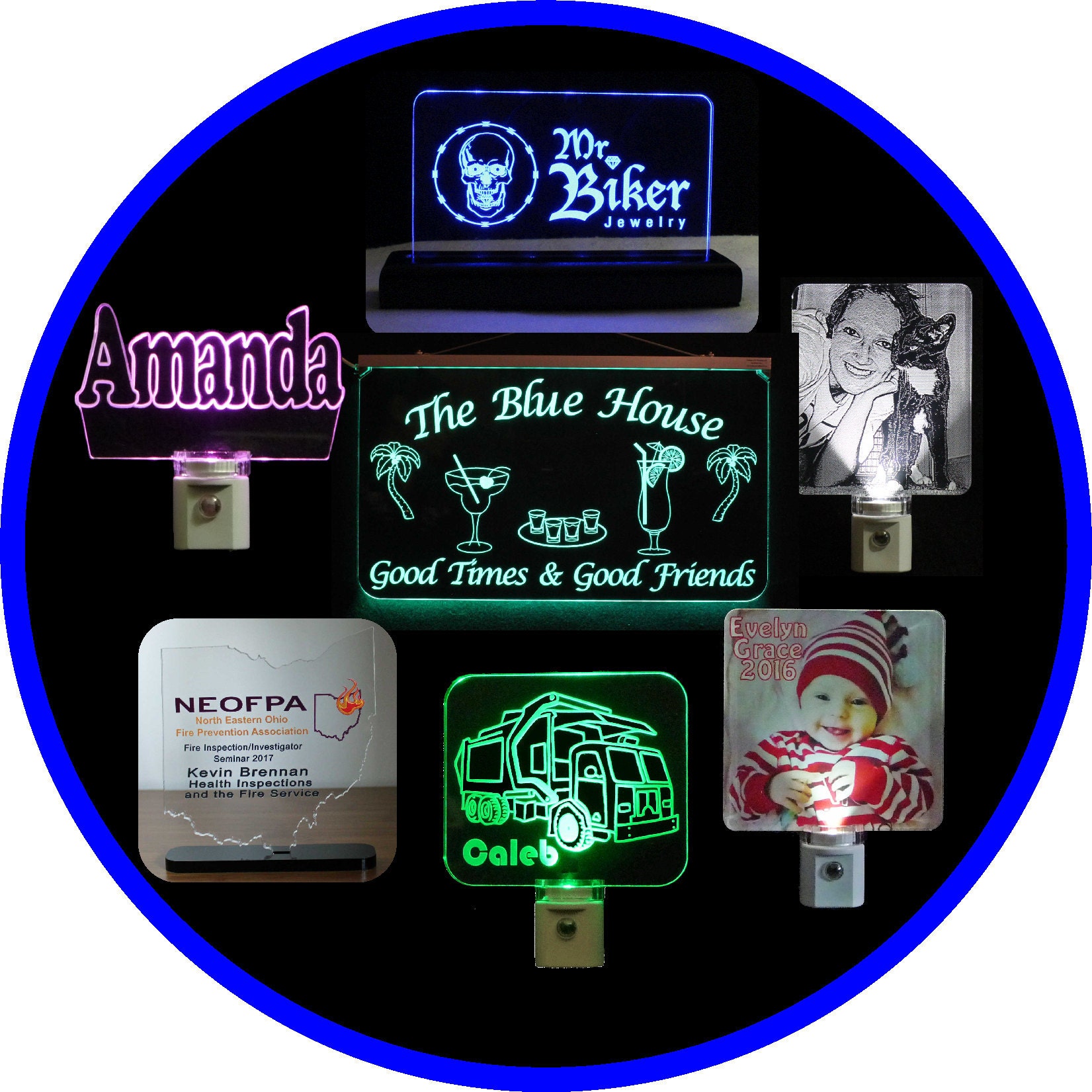 Personalized LED Sign-Design your own Sign 31.25" x 16" Multi-Color Changing Personalized LED Sign-Design your own Sign 31.25" x 16" Multi-Color Changing