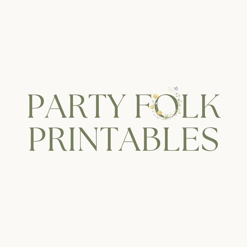 PartyFolkPrintables store logo