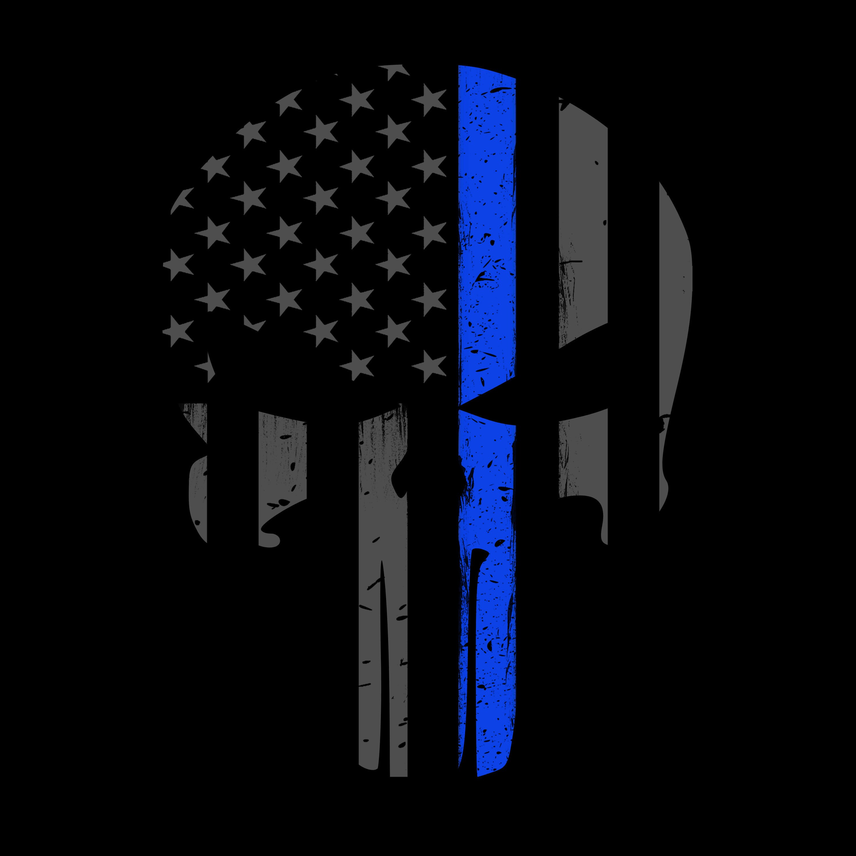 Thin Blue Line Flag Leggings Police 