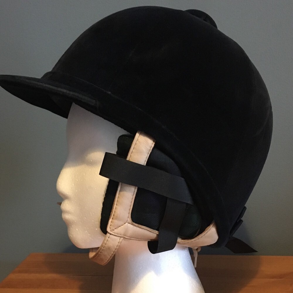 Cosy Ears Brown Fleece Lined Riding Hat Ear Warmers Cosy Ears Brown Fleece Lined Riding Hat Ear Warmers
