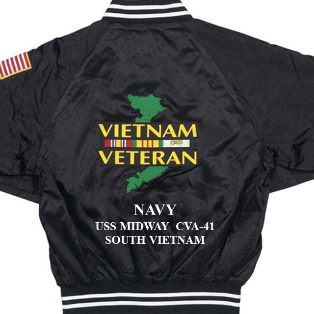 USS FRANK KNOX DDR-742 NAVY ANCHOR EMBROIDERED 2-SIDED SATIN JACKET USS FRANK KNOX DDR-742 NAVY ANCHOR EMBROIDERED 2-SIDED SATIN JACKET