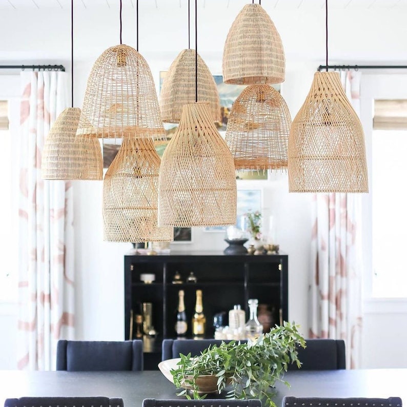 Cabo large woven pendant light deals