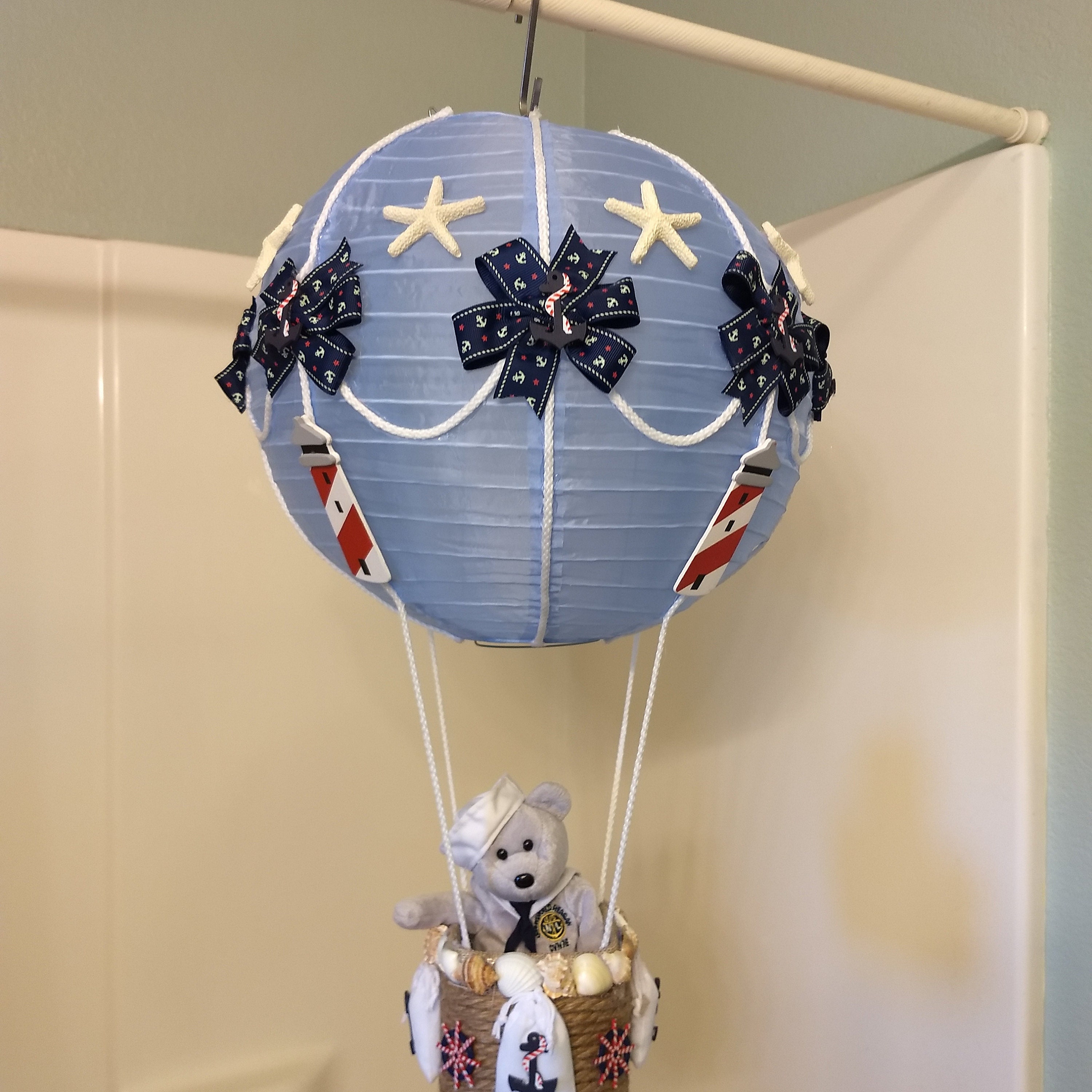 Unique Hot Air Balloons for Baby Nursery by BalloonLightsForBaby