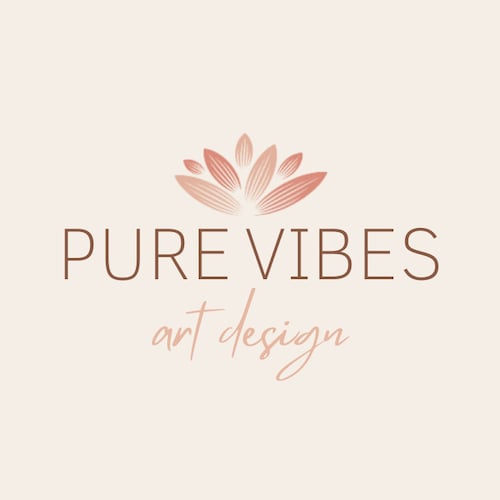 PureVibesArtDesign store logo