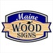 Maine Wood Signs