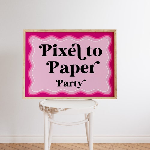 PixelToPaperParty store logo
