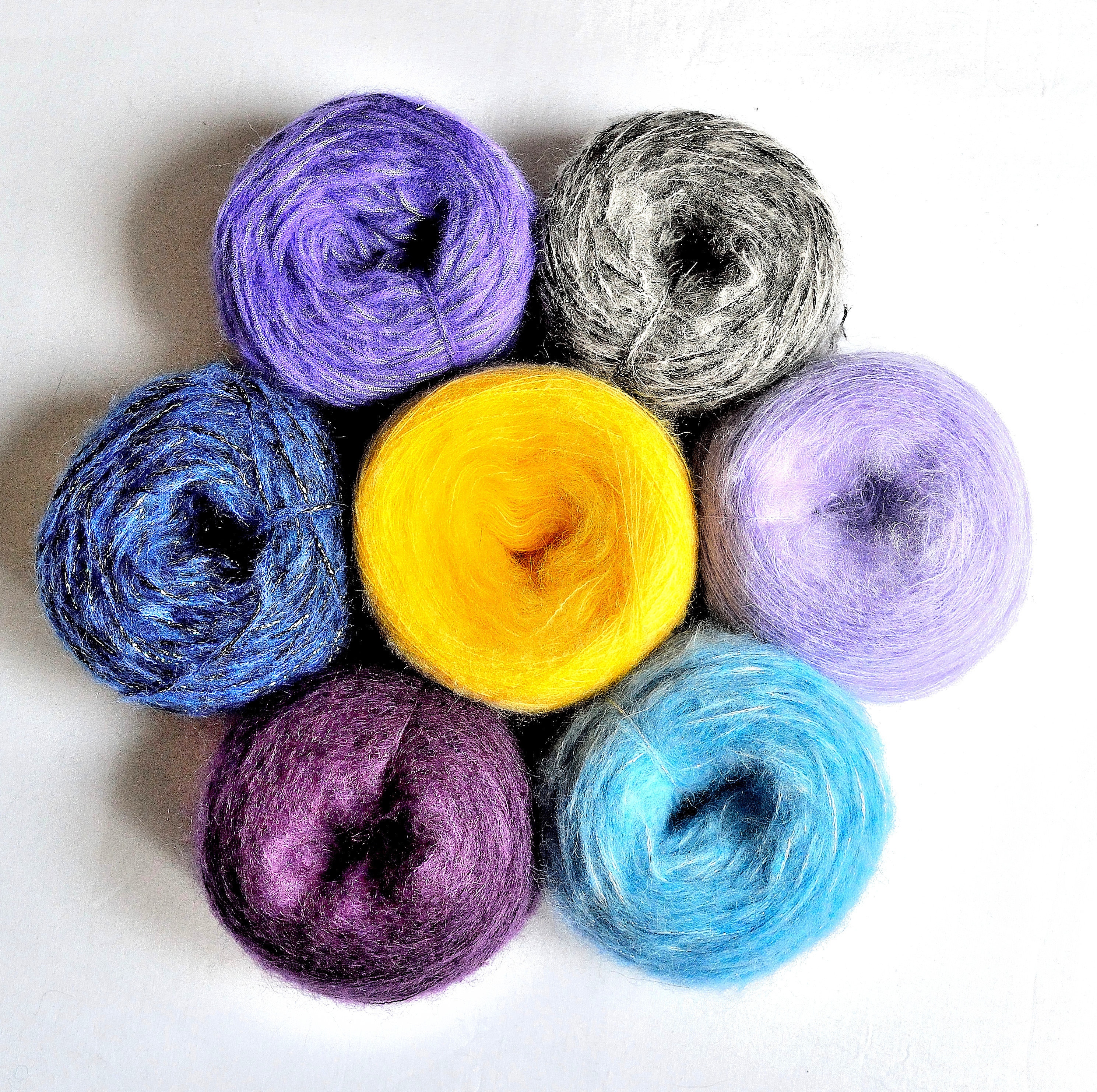 High Quality Multicolored Yarn Made Natural Stock Photo 2354687795