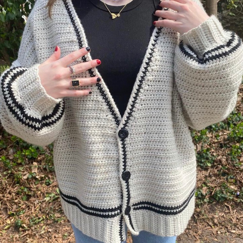 Crochet Taylor Swift Folklore Cardigan PDF Pattern 