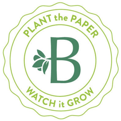8.5 x 11 Tangerine Plantable Seed Paper - Botanical PaperWorks