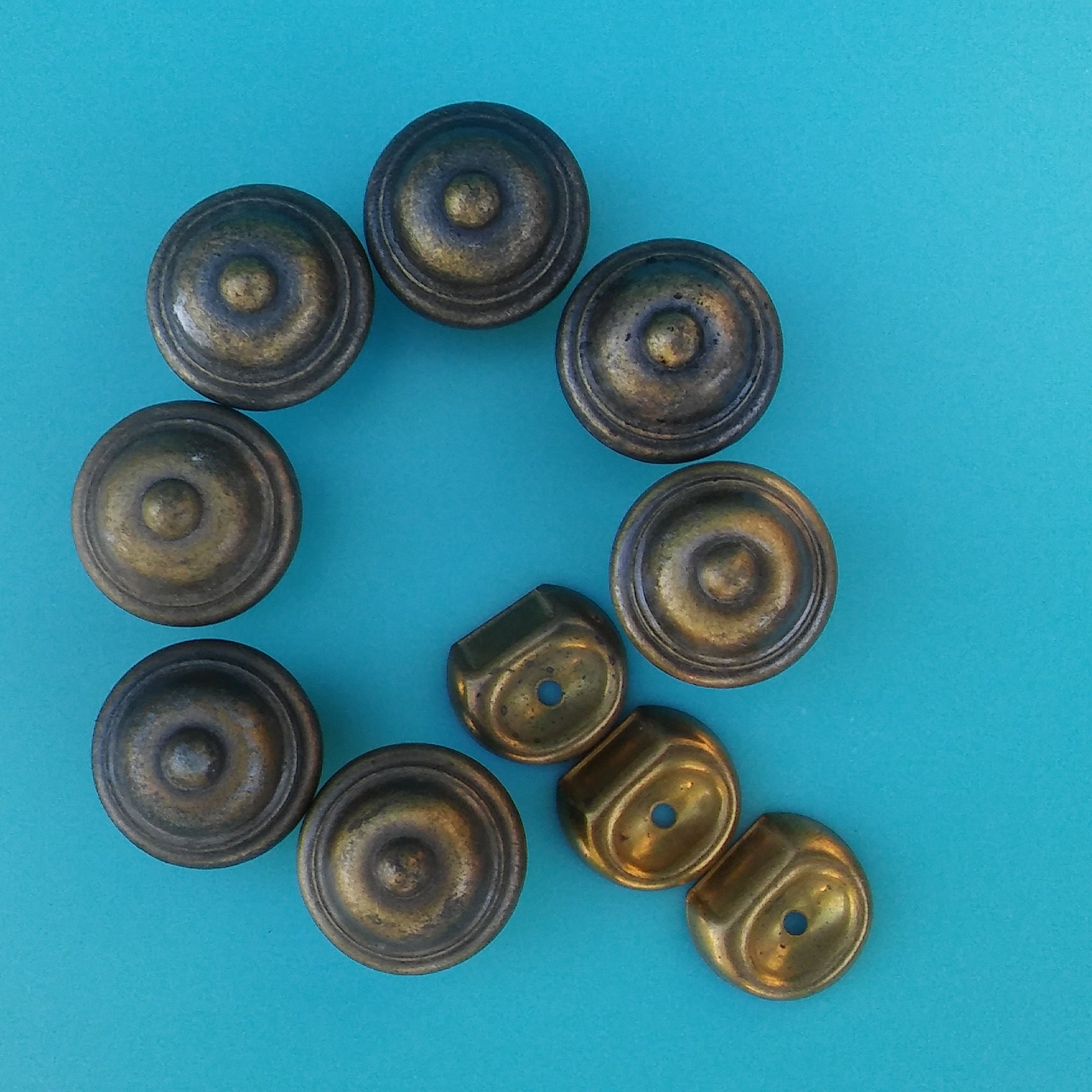 1 recessed drawer pull mid century style drawer pullcabinet etsy