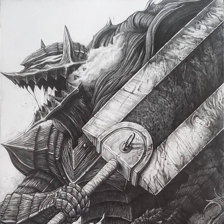 Berserk Guts Berserker Armor Print Poster - Etsy Denmark