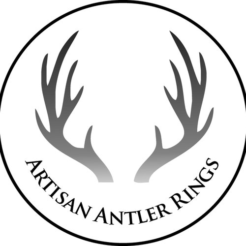 Artisan antler shop rings