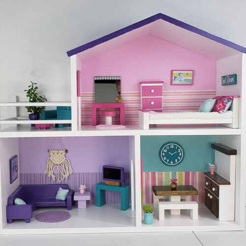 Casas de muñecas montadas y amuebladas new arrivals