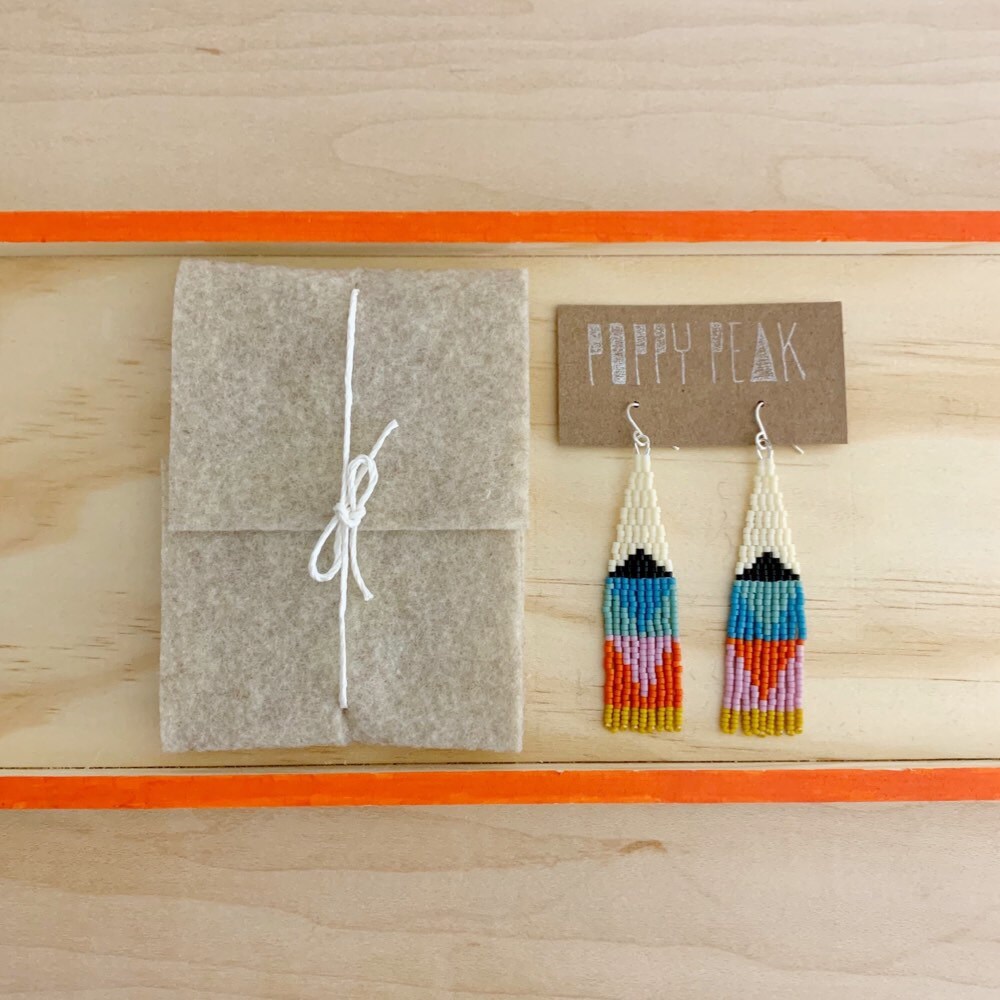 Poppy peak earrings online