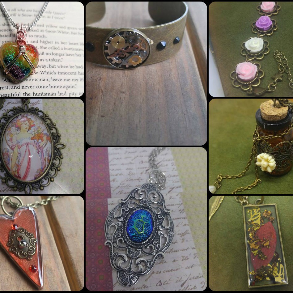 10 X 21 mm BRELOQUE PENDENTIF SCENE ALICE AU PAYS DES MERVEILLES BRONZE