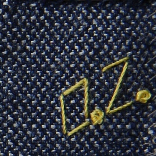Boro Sashiko Brooch Pin Badge