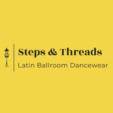 Impactante vestido azul para baile latino - Bailongas