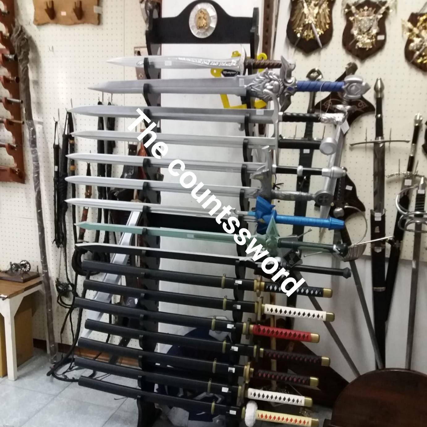 Espada katana brinquedo com baia