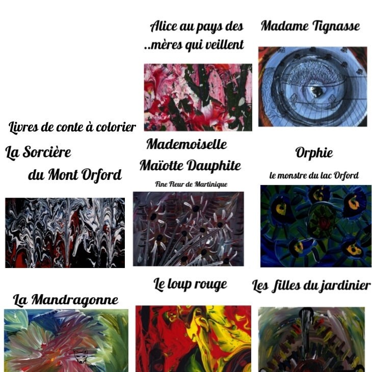 Livres De Contes à Colorier Illustrés Par By Claudehamelconteuse