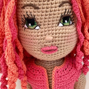 Crochet Doll Pattern. Kim Doll. PDF Instant Download - Etsy
