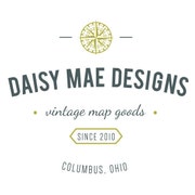 Daisy Mae Designs Key Chain - Quad Cities Map