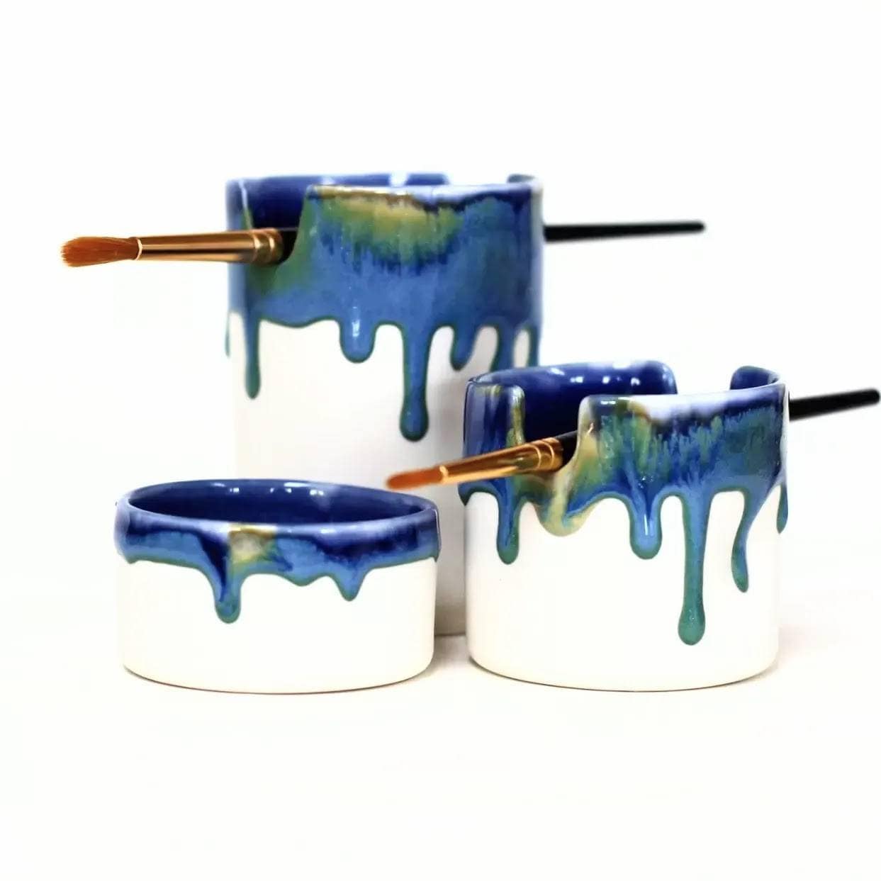 Ceramic Paintbrush holders — Clouds of Colour