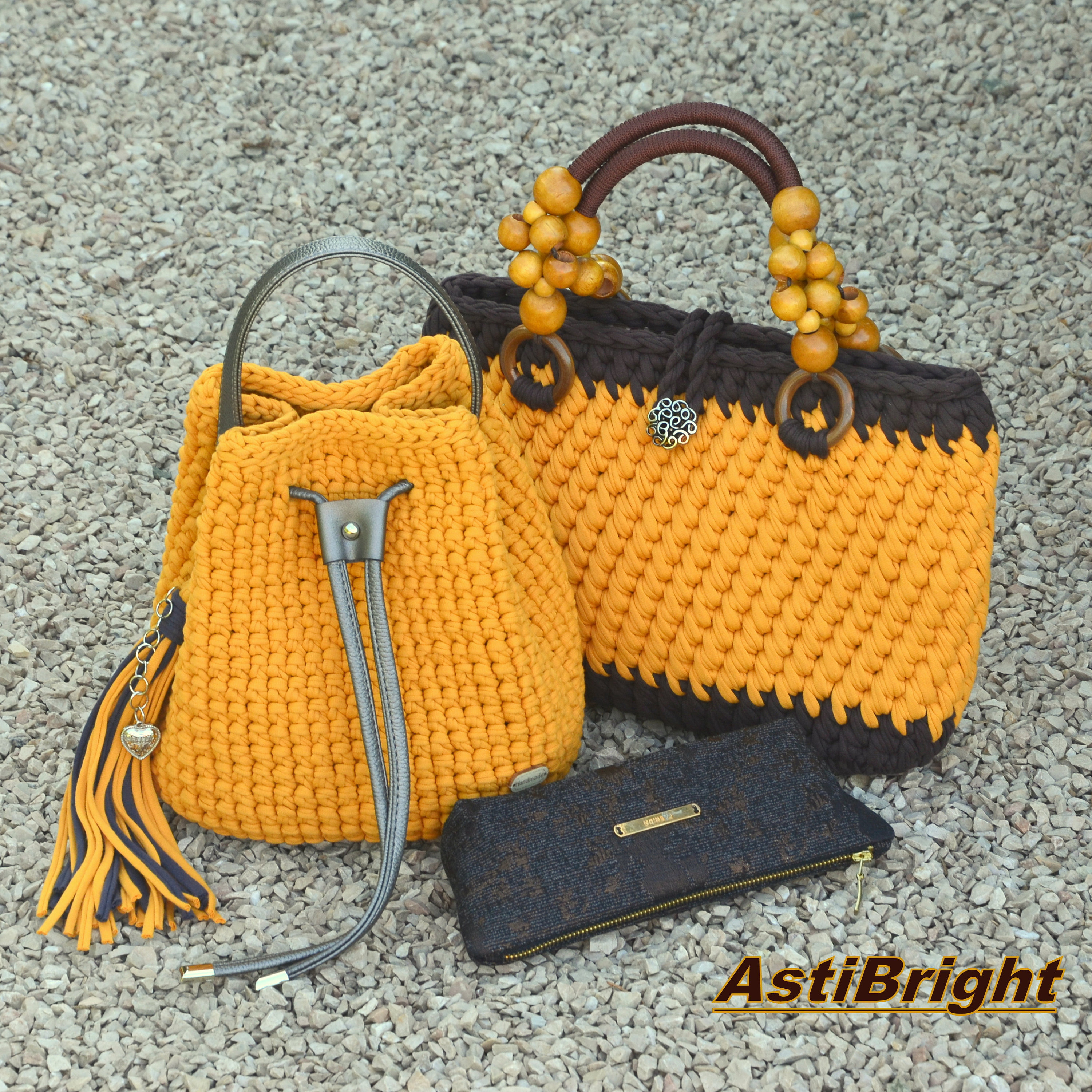 Borsa a hotsell secchiello uncinetto