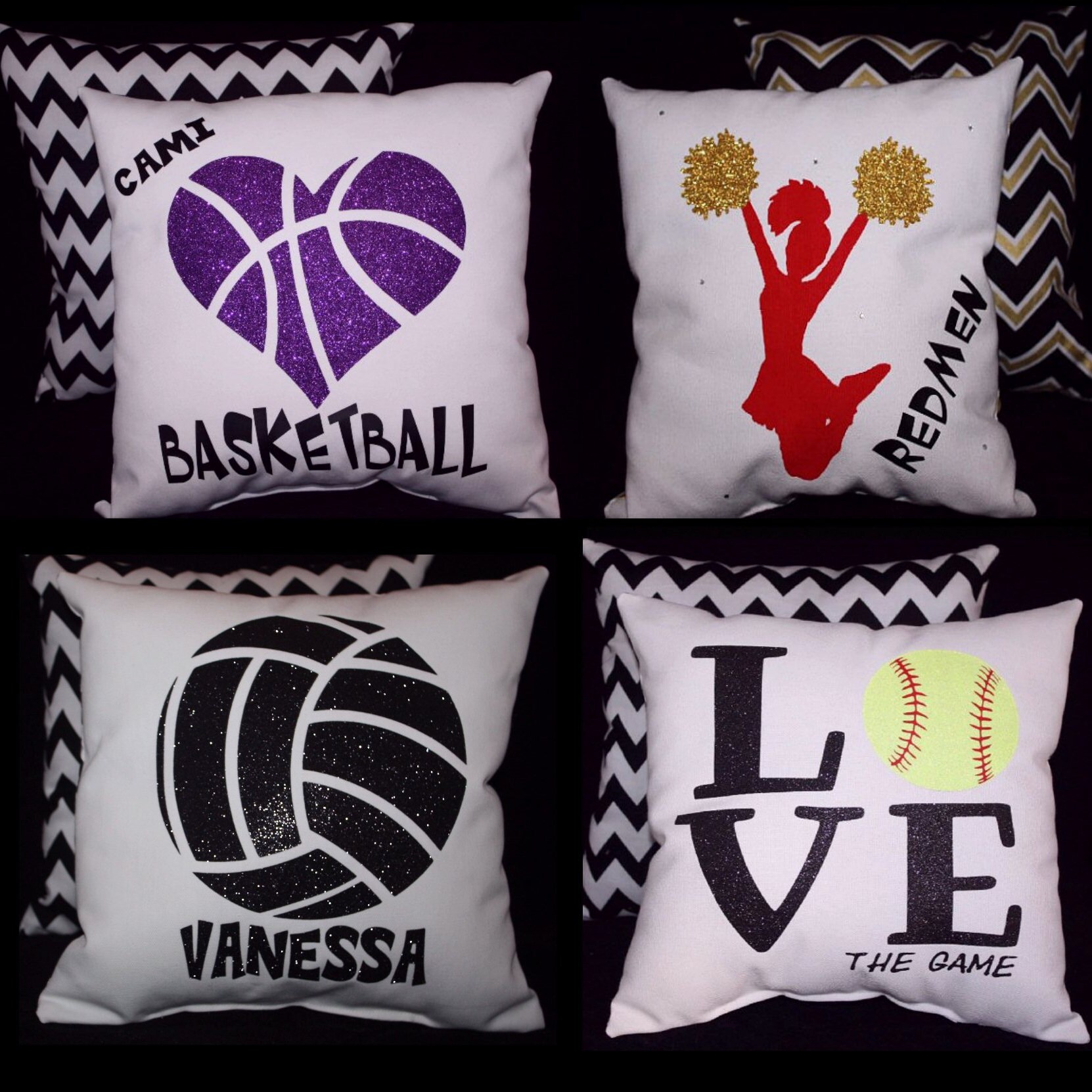 PERSONALIZED SPORTS PILLOWS TEAM DISCOUNTS by ThePillowshack