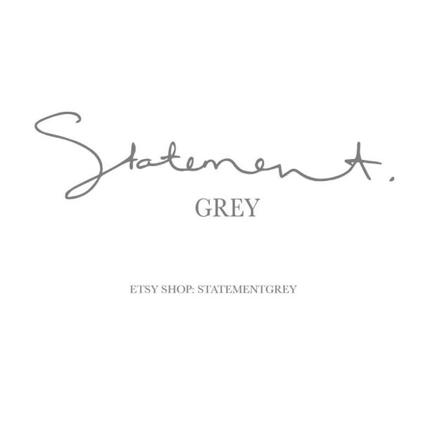 StatementGrey Etsy Canada