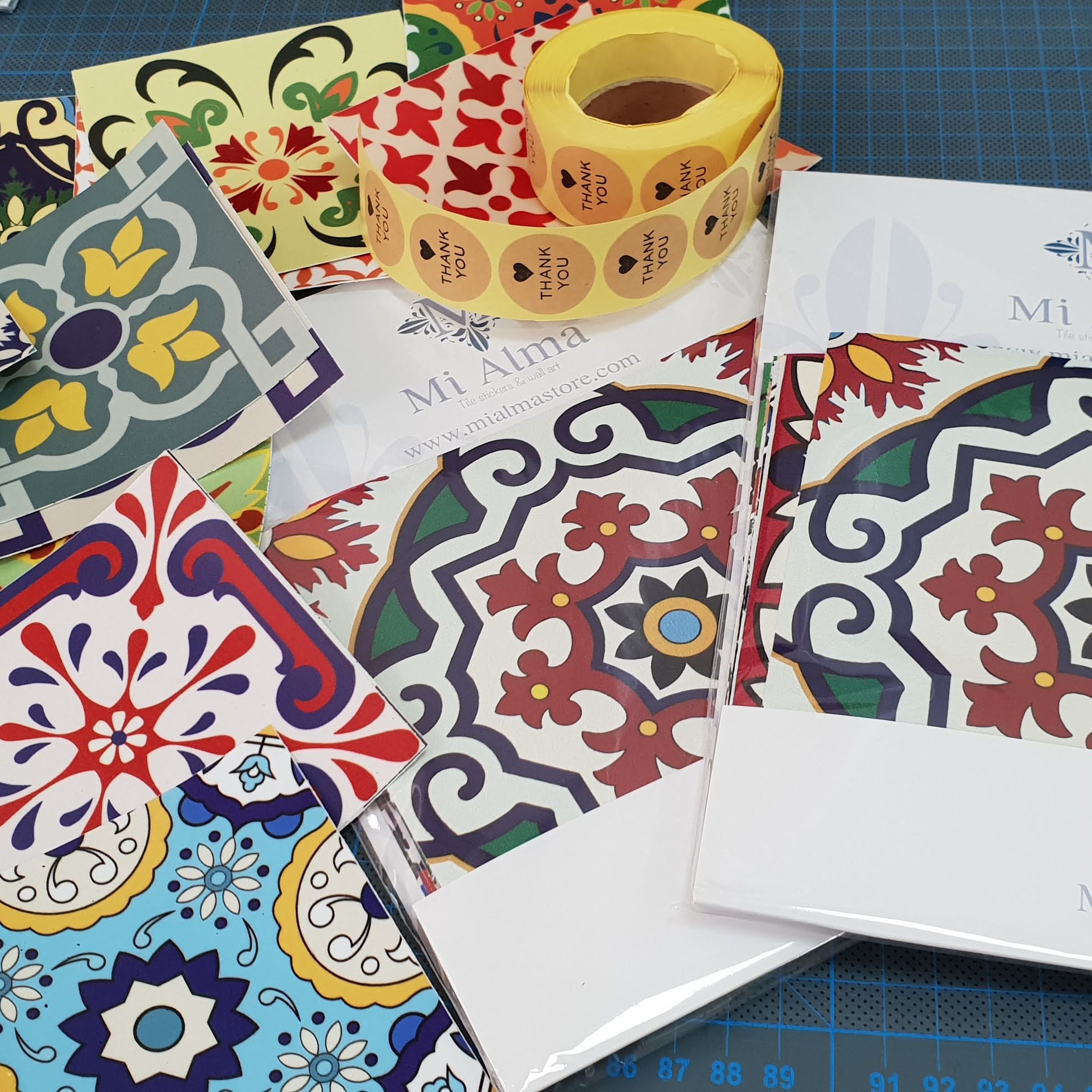 Premium quality Tile stickers for home decor by AlegriaM on Etsy