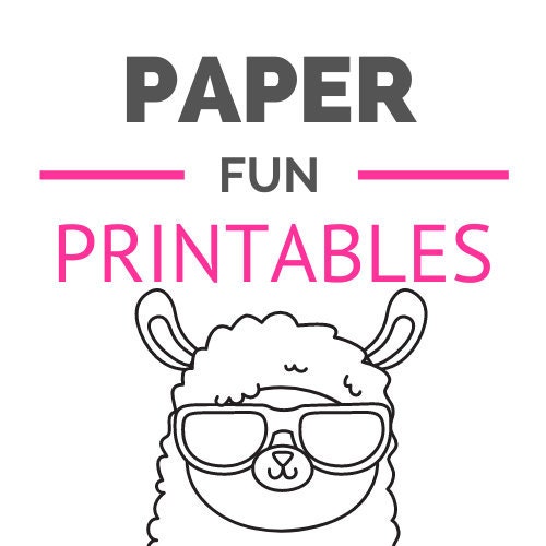 Printable Colouring Coloring Cards Paper by PaperFunPrintables