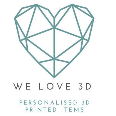 WeLove3D Bulk Order Multicolour Personalised Keyring, Gifts Under 5, Party Bag Filler, 3D Printed Keychain, Keychain Favours, School Bag